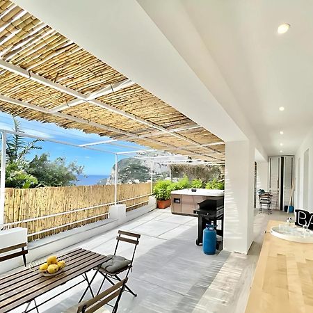 Casa Nannina - Seaview Terrace With Jacuzzi In Capri Apartment Bagian luar foto