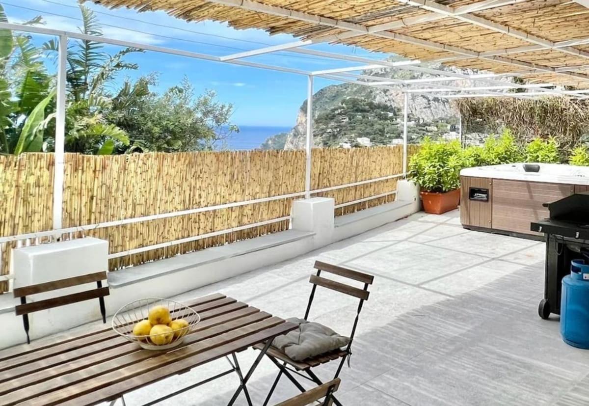 Casa Nannina - Seaview Terrace With Jacuzzi In Capri Apartment Ruang foto